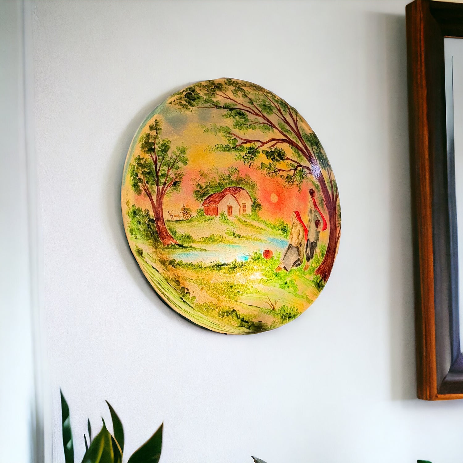 Wall hanging lamps