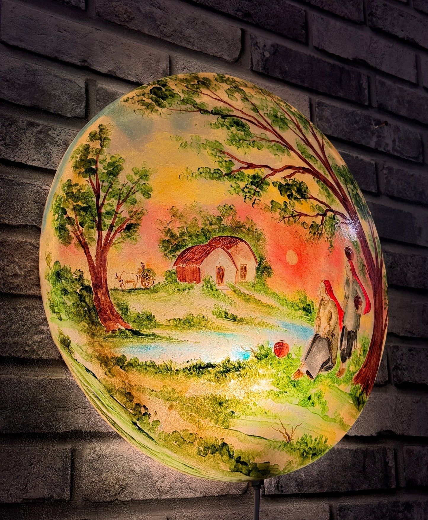 Village sunset