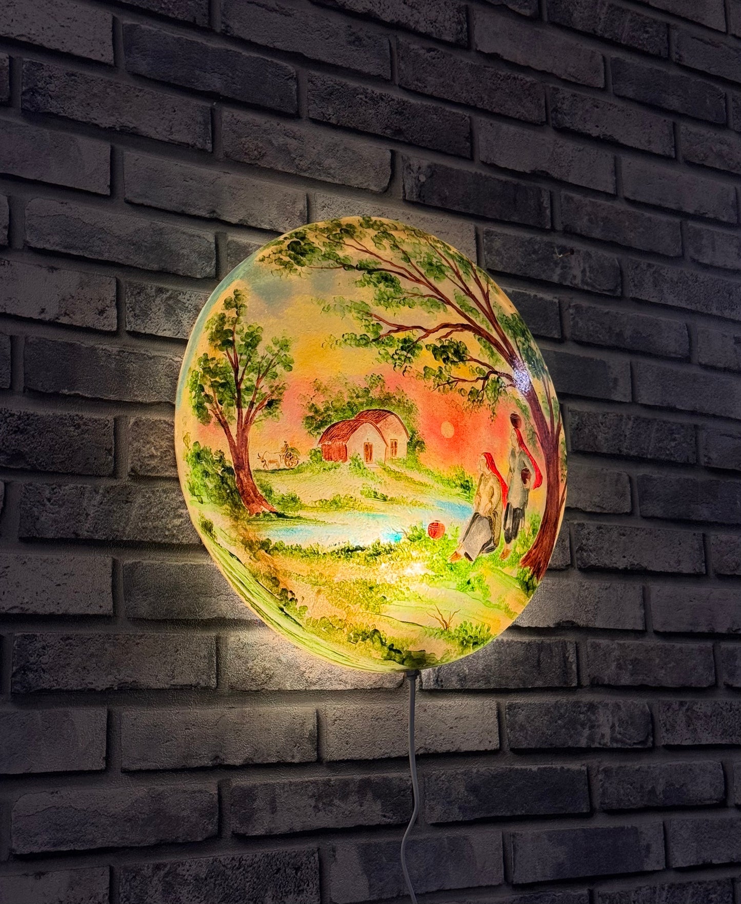 Village sunset