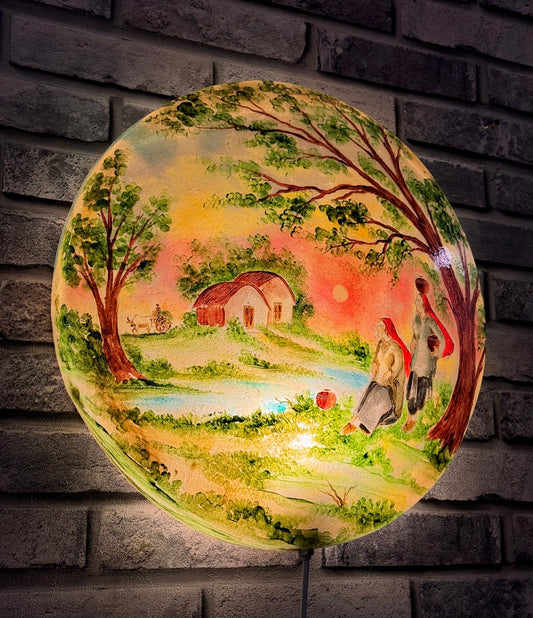 Village sunset
